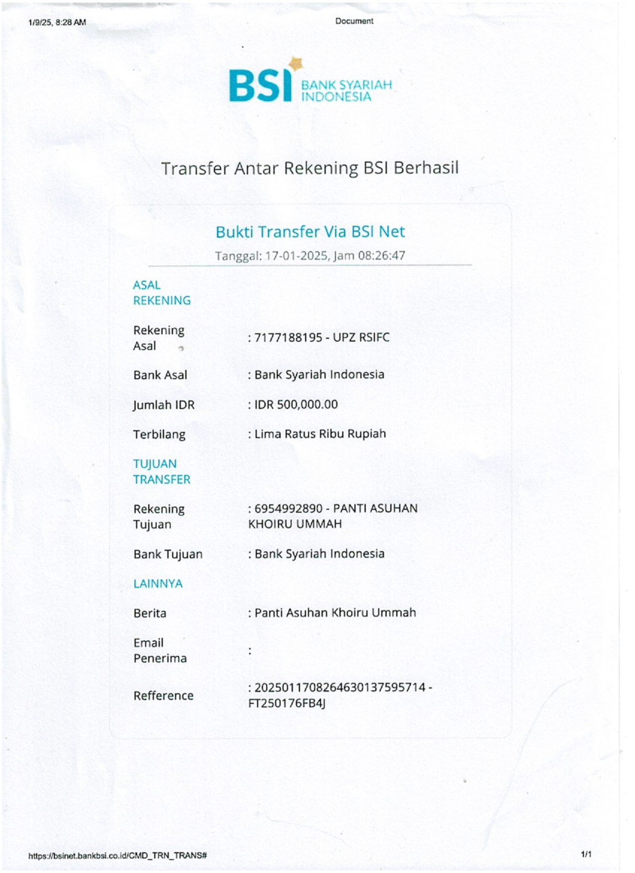 Panti Asuhan Khoiru Ummah