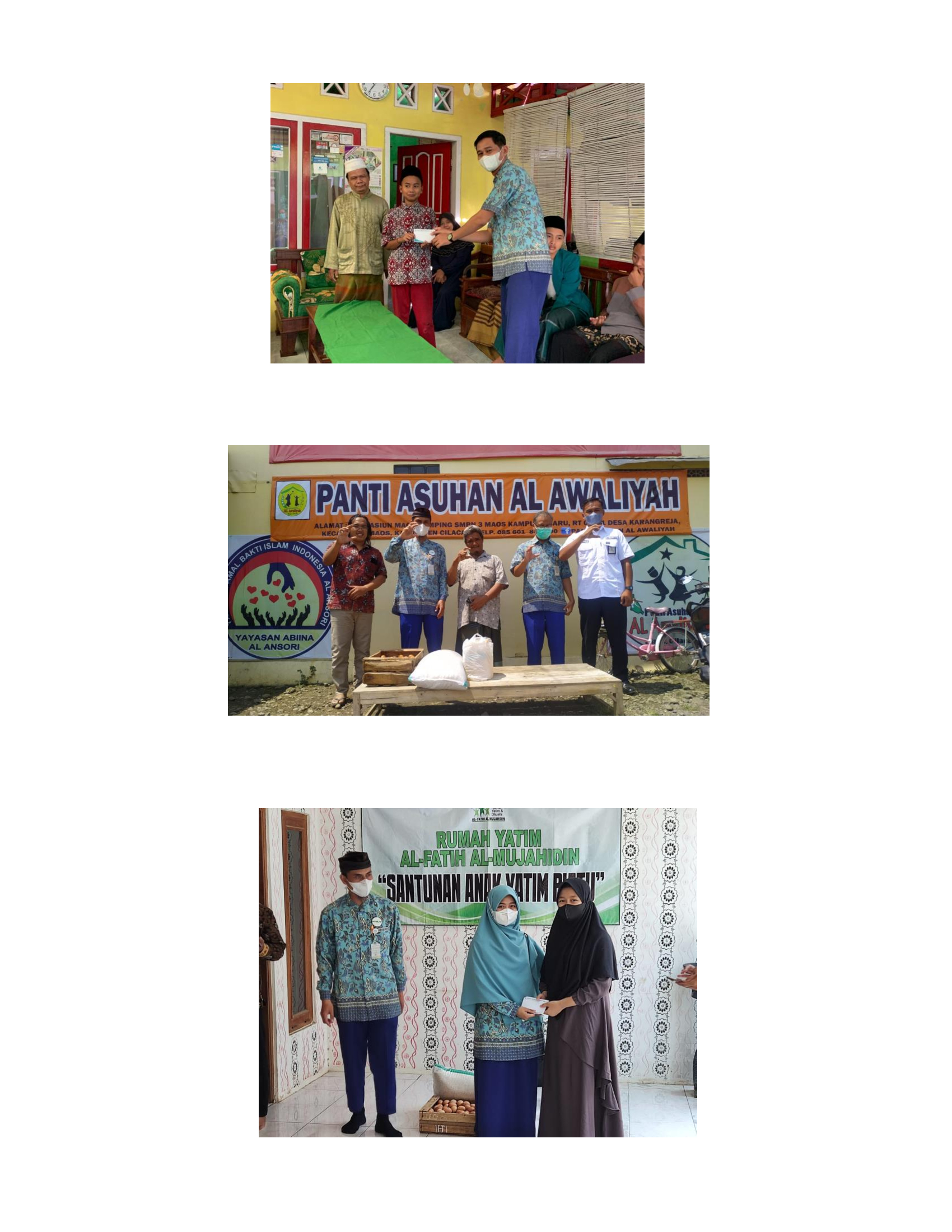 Distribusi Zakat Infaq Shodaqoh melalui Ta'mir Ramadhan 1443 H