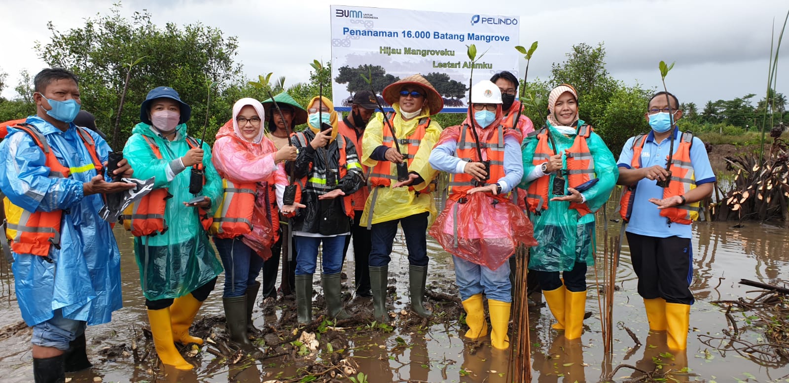Penanaman 16.000 Batang Mangrove