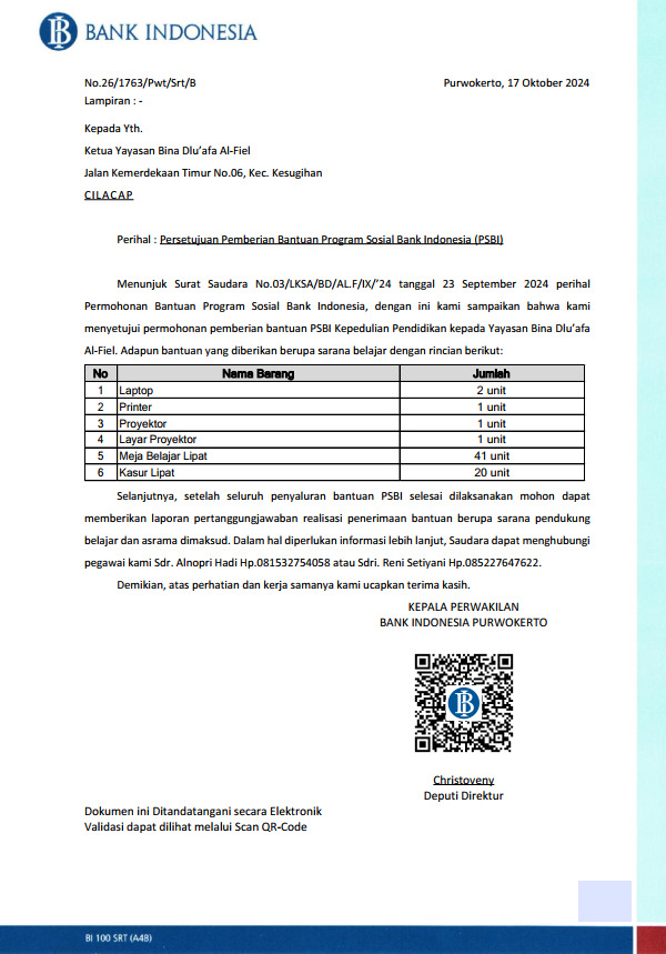 Lembaga Kesejahteraan Sosial Anak (LKSA) Al-Fiel