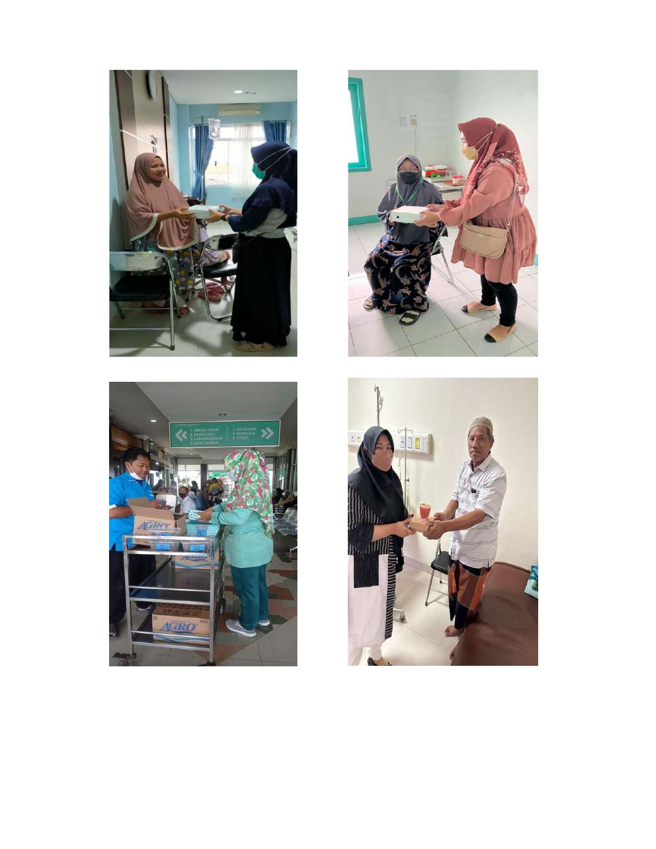 Penunggu Pasien RSI Fatimah Cilacap dan Jama'ah Masjid Asy-Syifa