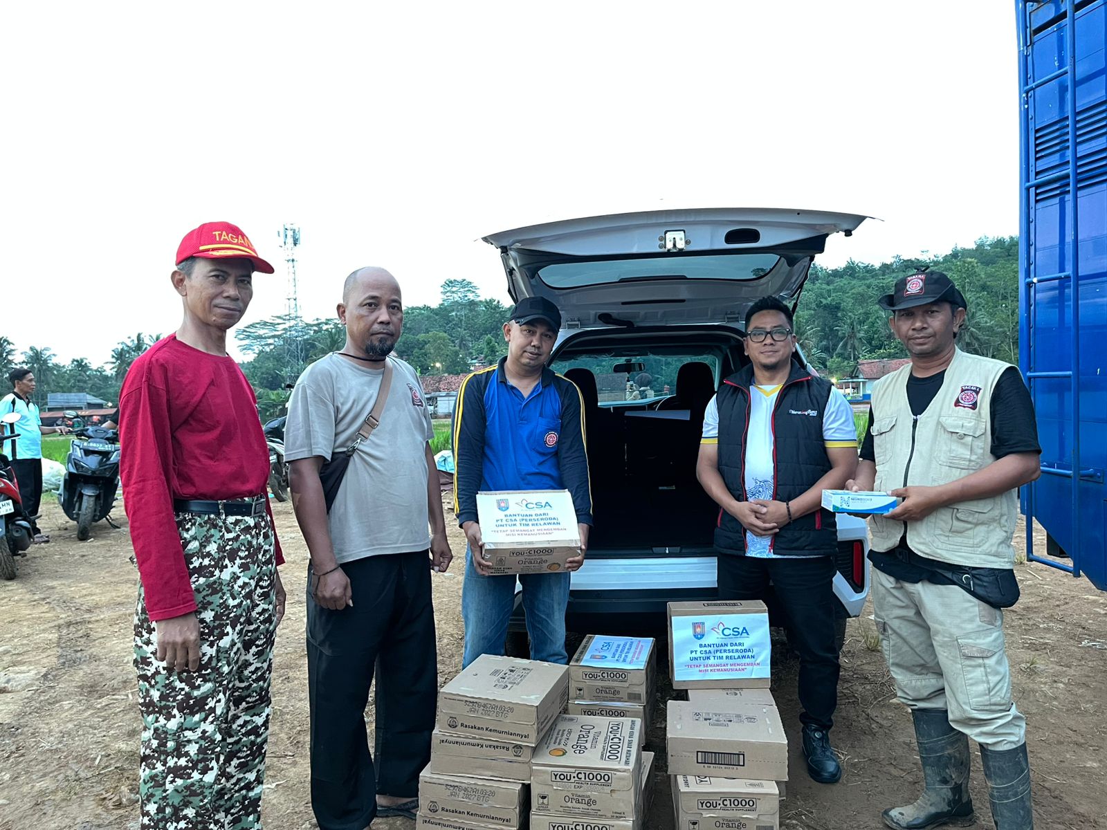 Masyarakat Korban Bencana di Majenang dan Wanareja 