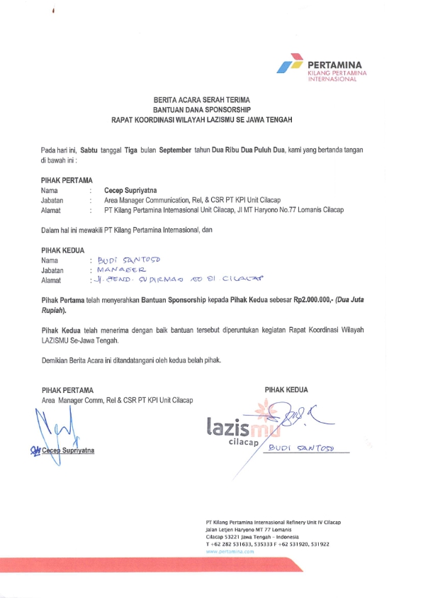 LAZISMU Kab. Cilacap 