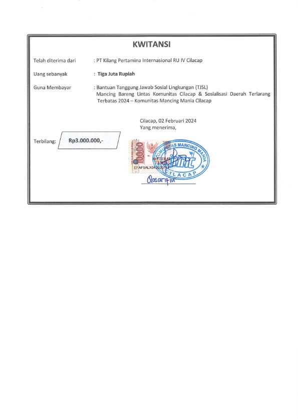 Komunitas Mancing Mania Cilacap