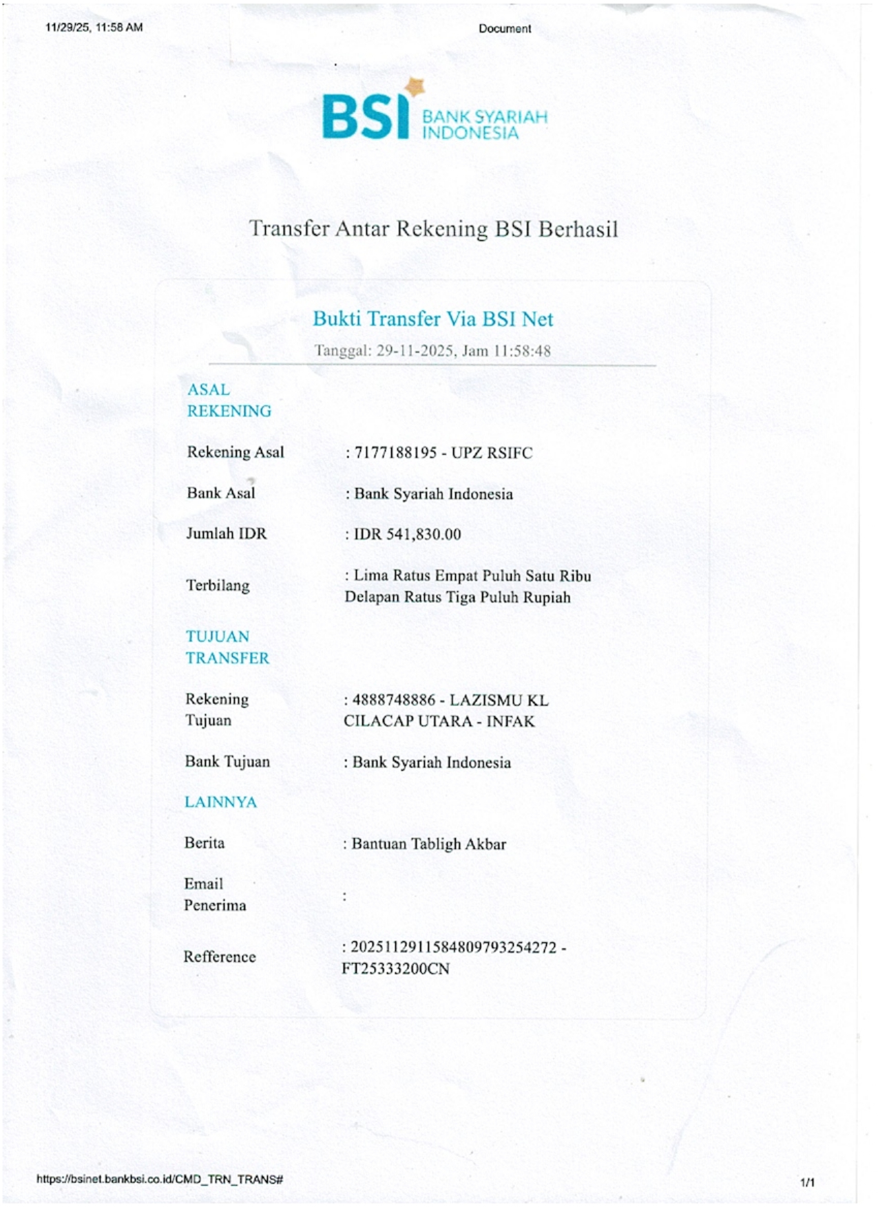 Masjid Al Qomar - Kec. Cilacap Utara