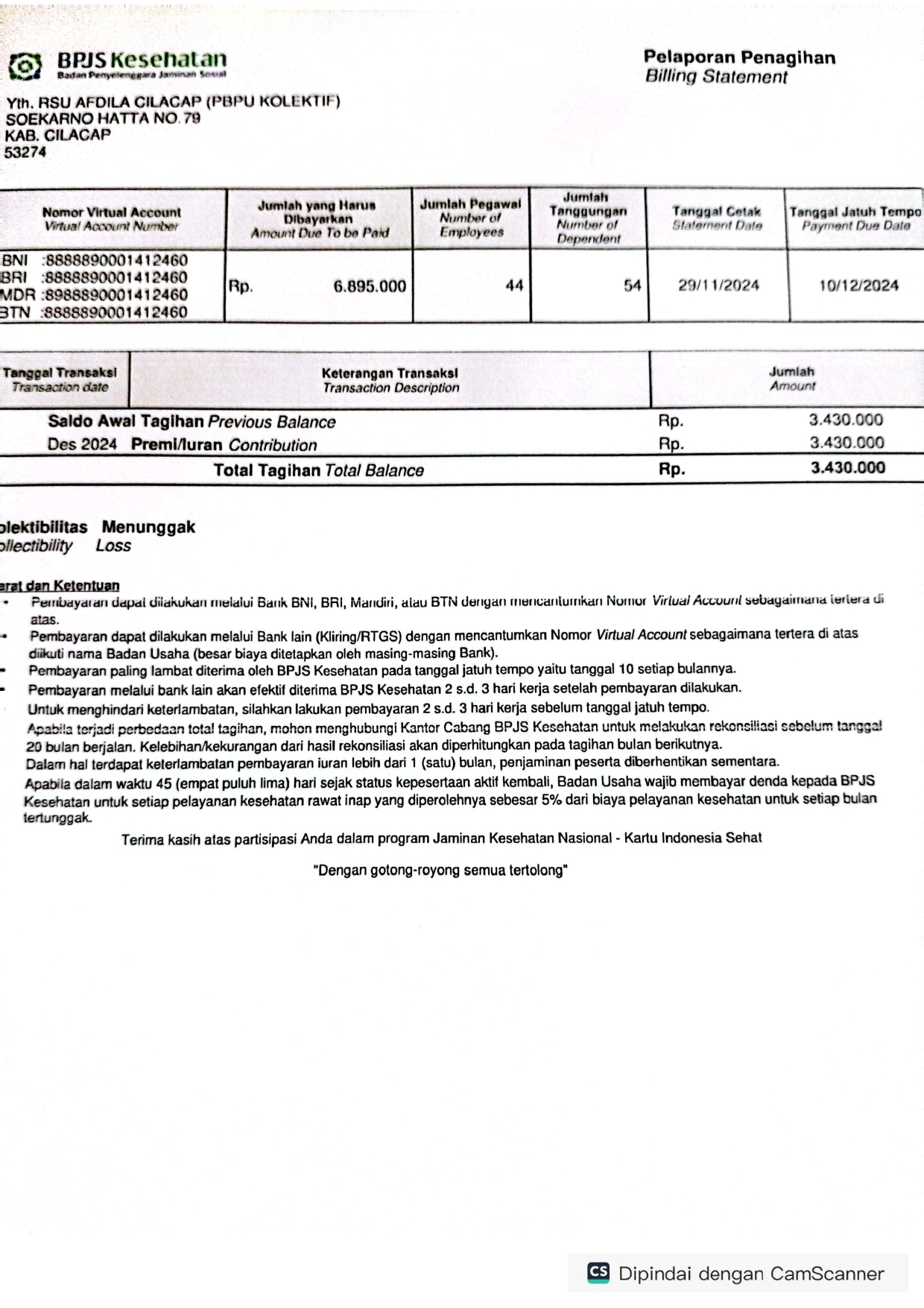 Masyarakat kurang mampu di Kab. Cilacap