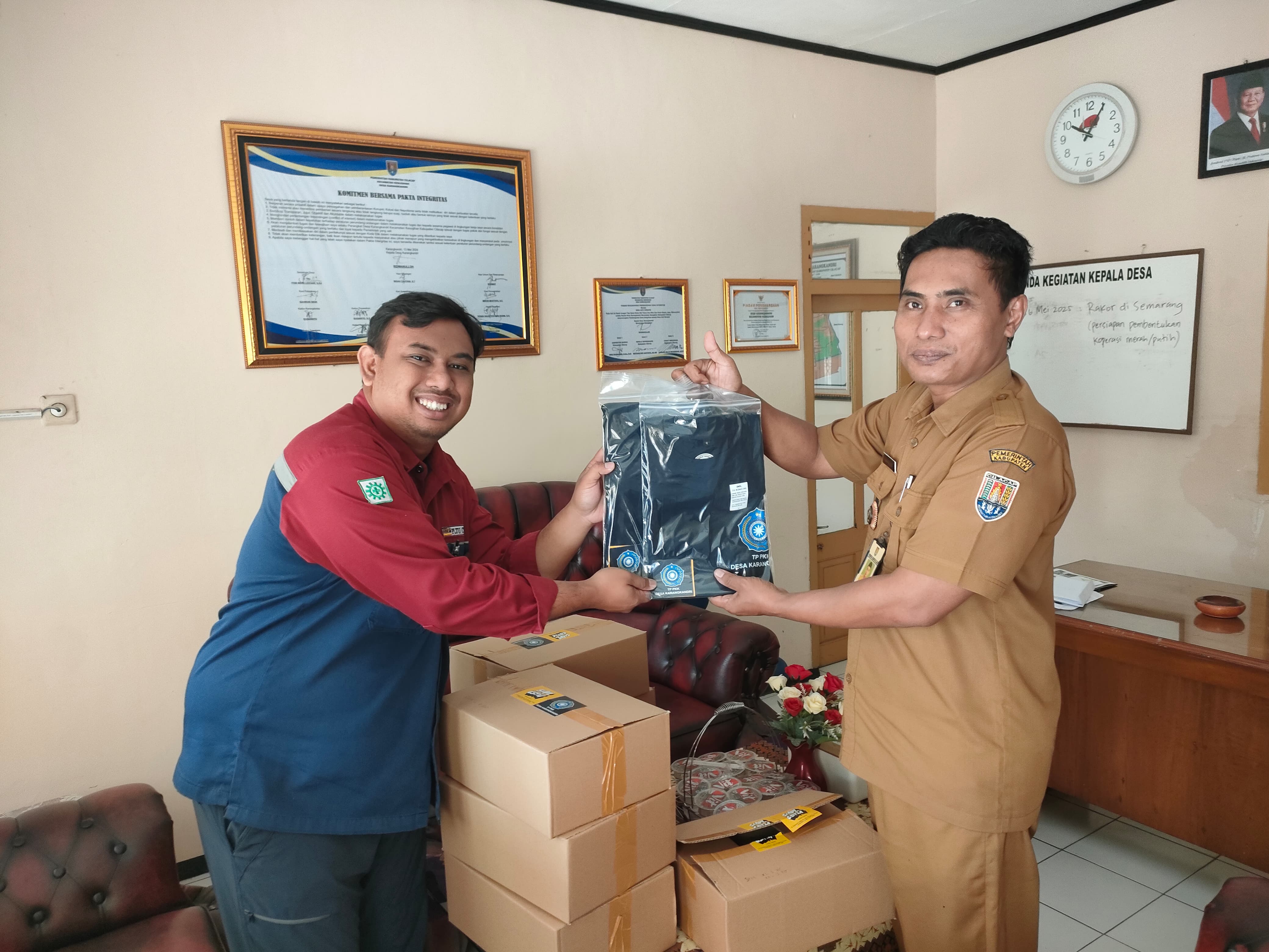 Pokdar Kamtibnas Bhayangkara, Desa Karangkandri