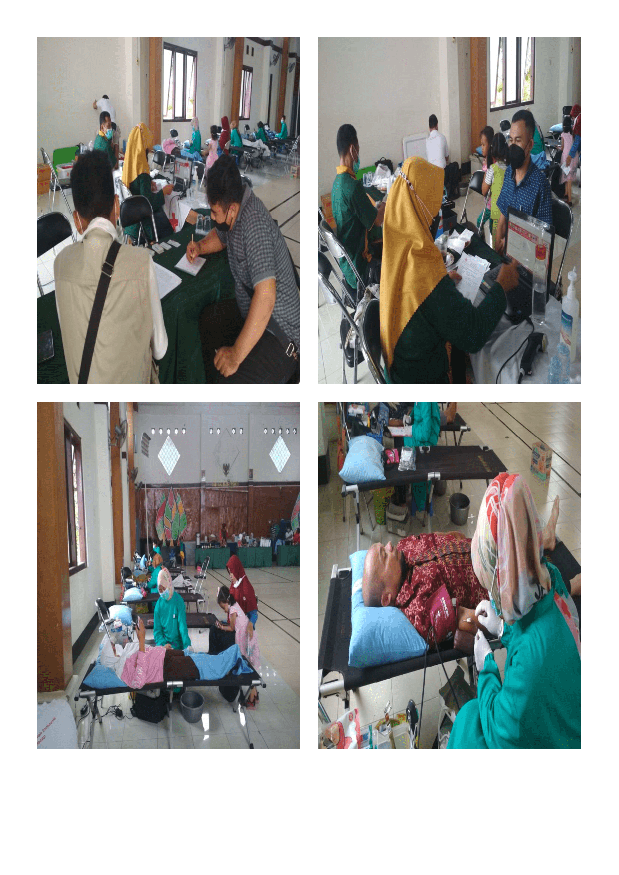 Donor darah rutin pada bulan Oktober 2021