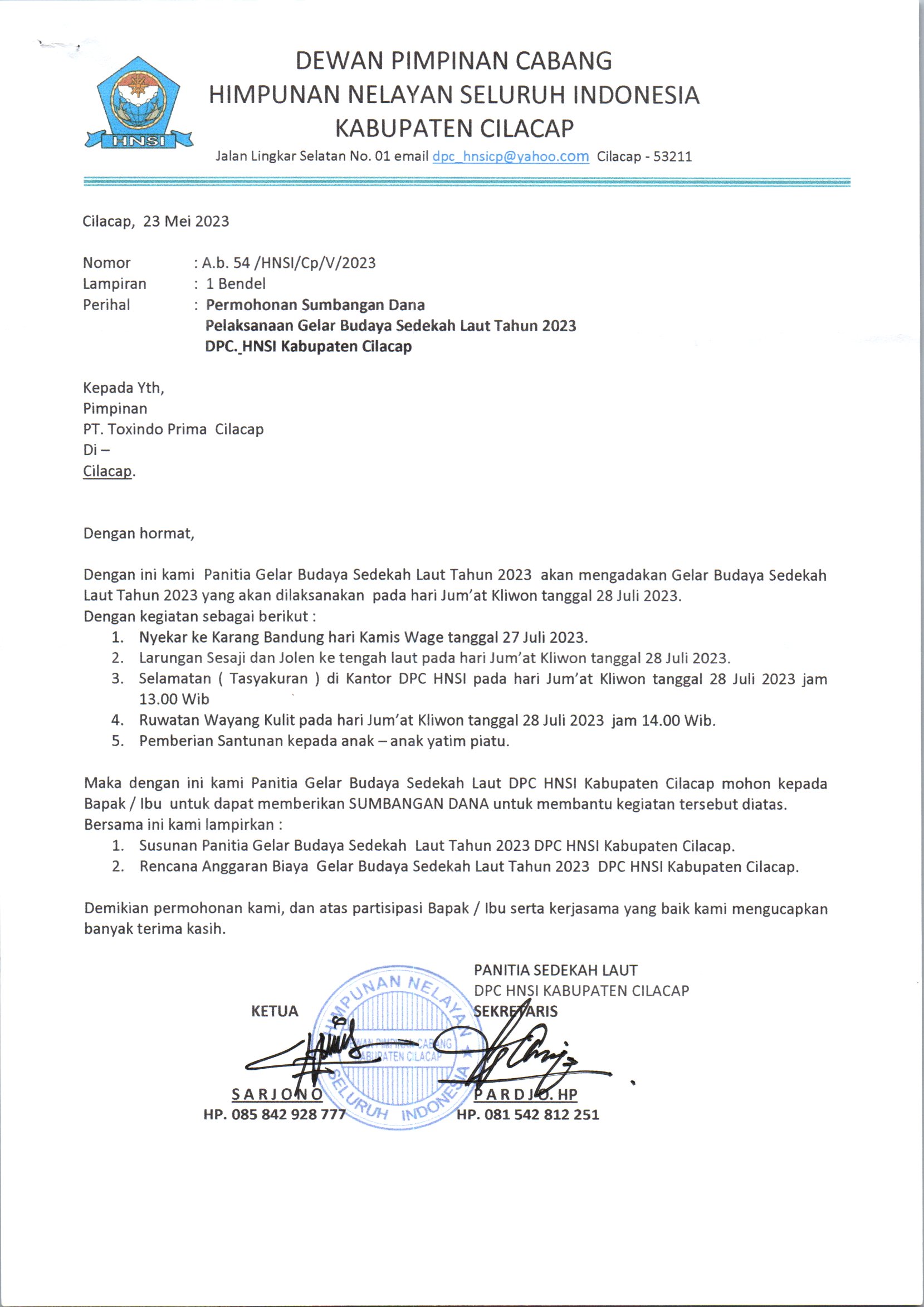 DPC HNSI Kabupaten Cilacap