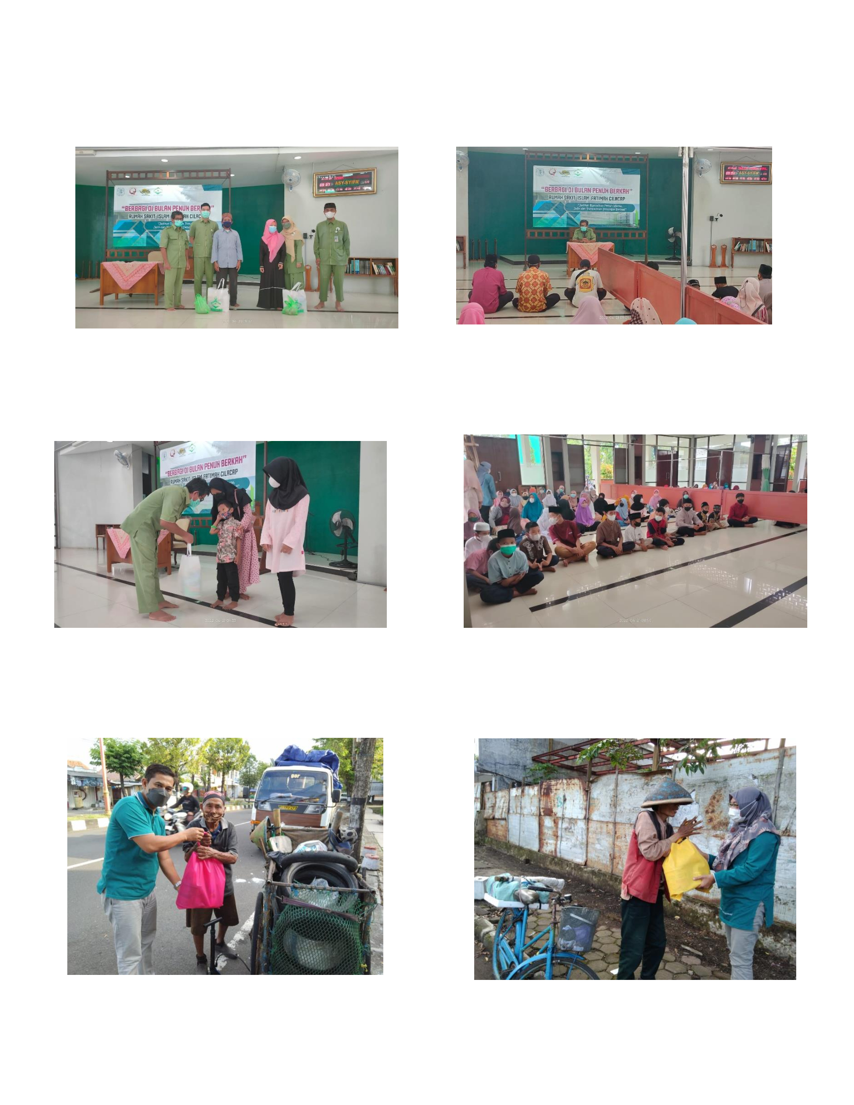 Bingkisan Parcel Ramadhan untuk anak yatim, dhuafa dan jama'ah Masjid As-Syifa