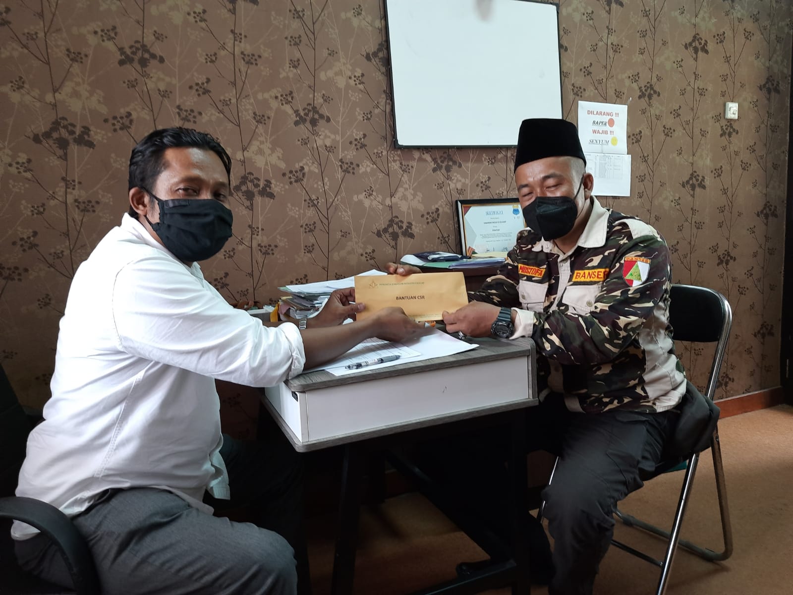 Pelatihan Satuan Banser Lalu Lintas dan Satuan Banser Protokoler Satkorcab Banser Cilacap
