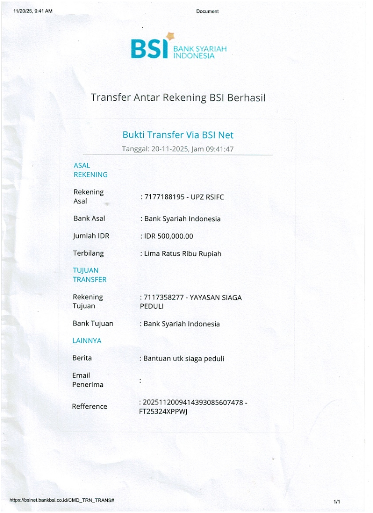 Kegiatan Siaga Peduli