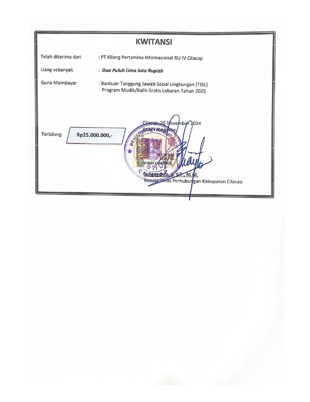 Dinas Perhubungan Kabupaten Cilacap