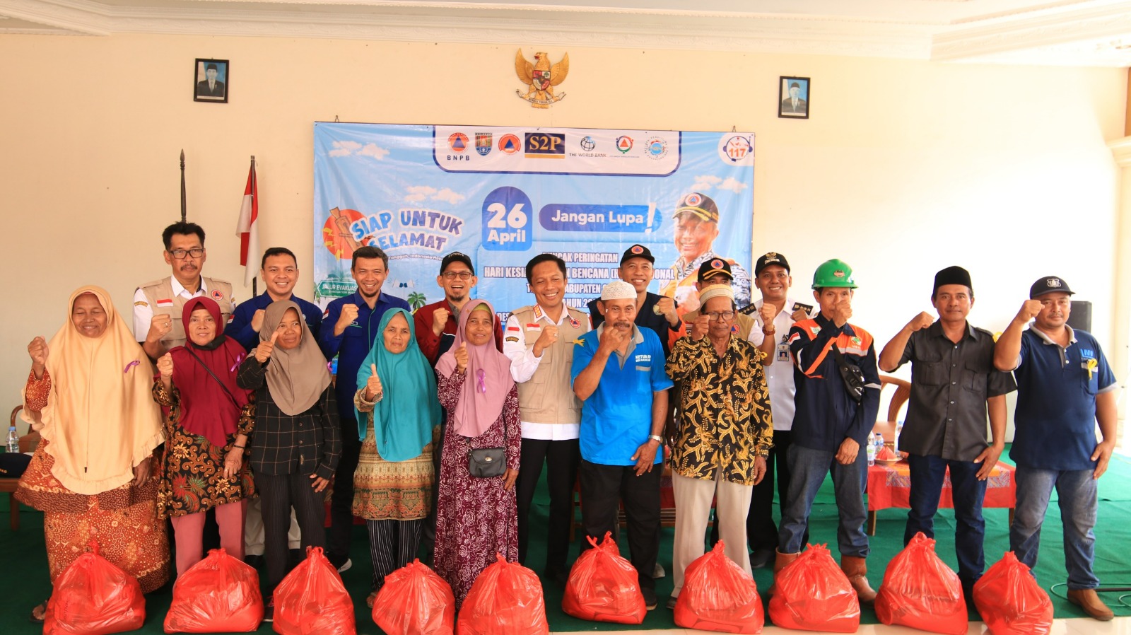 Panitia Kesiapsiagaan Bencana di Desa Karangkandri (BPBD Kab. Cilacap)