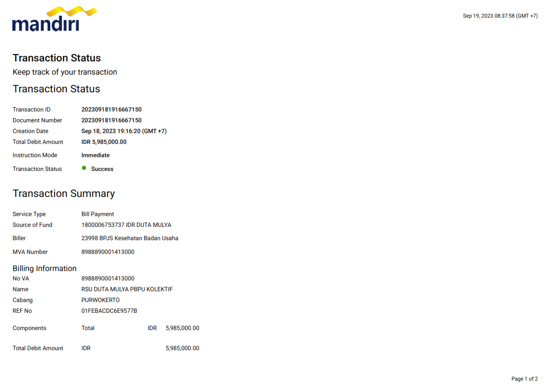 Masyarakat umum sekitar RSU Duta Mulya Majenang