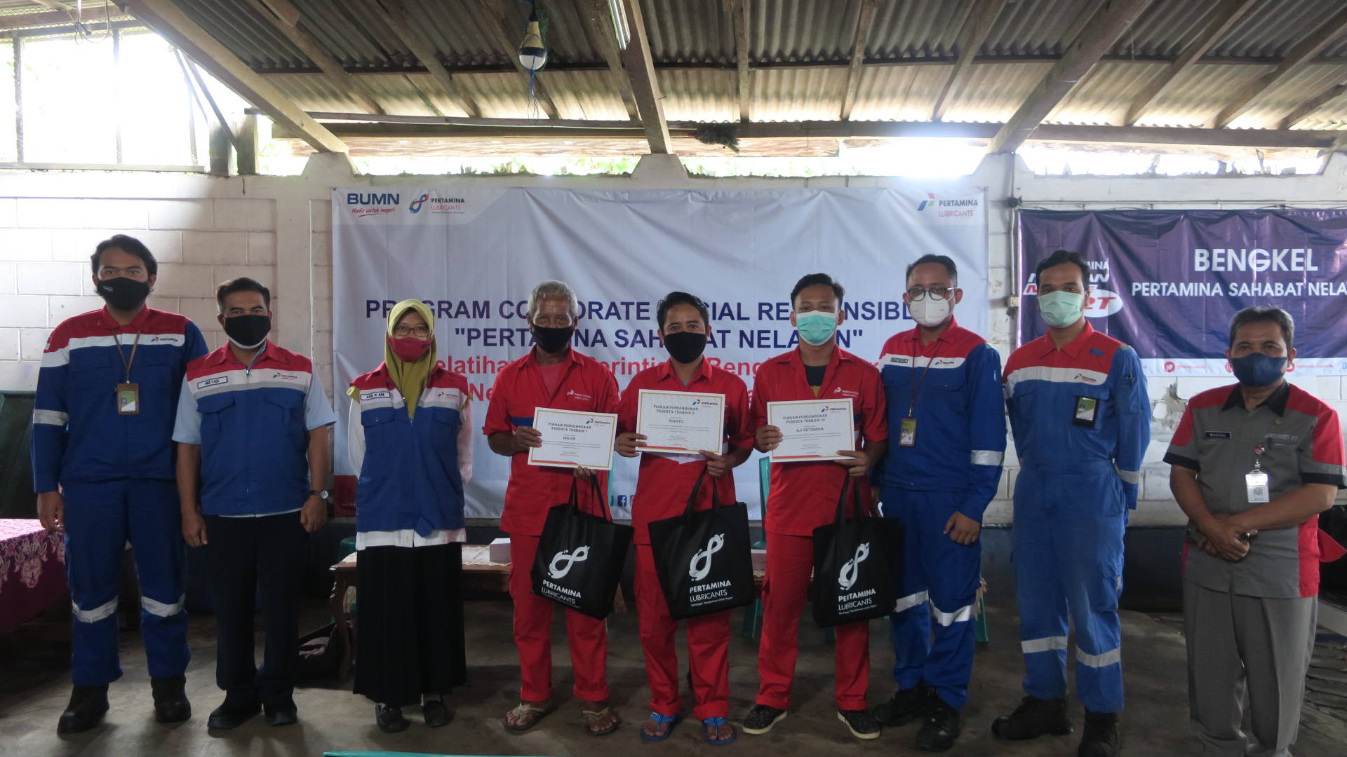 Pelatihan Mesin Tempel Perahu Pertamina Sahabat Nelayan