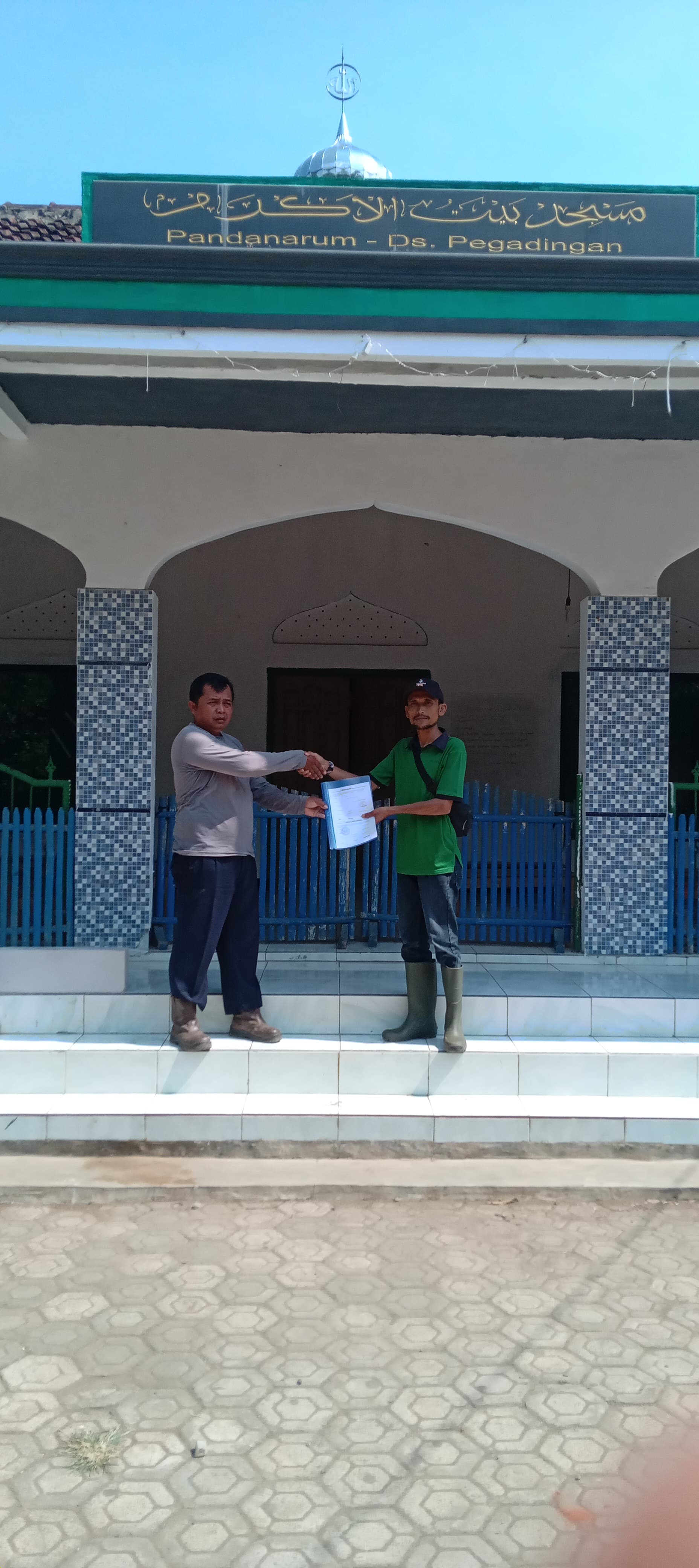 Masjid Baitul Akrom Dusun Pandanarum Desa Pegadingan