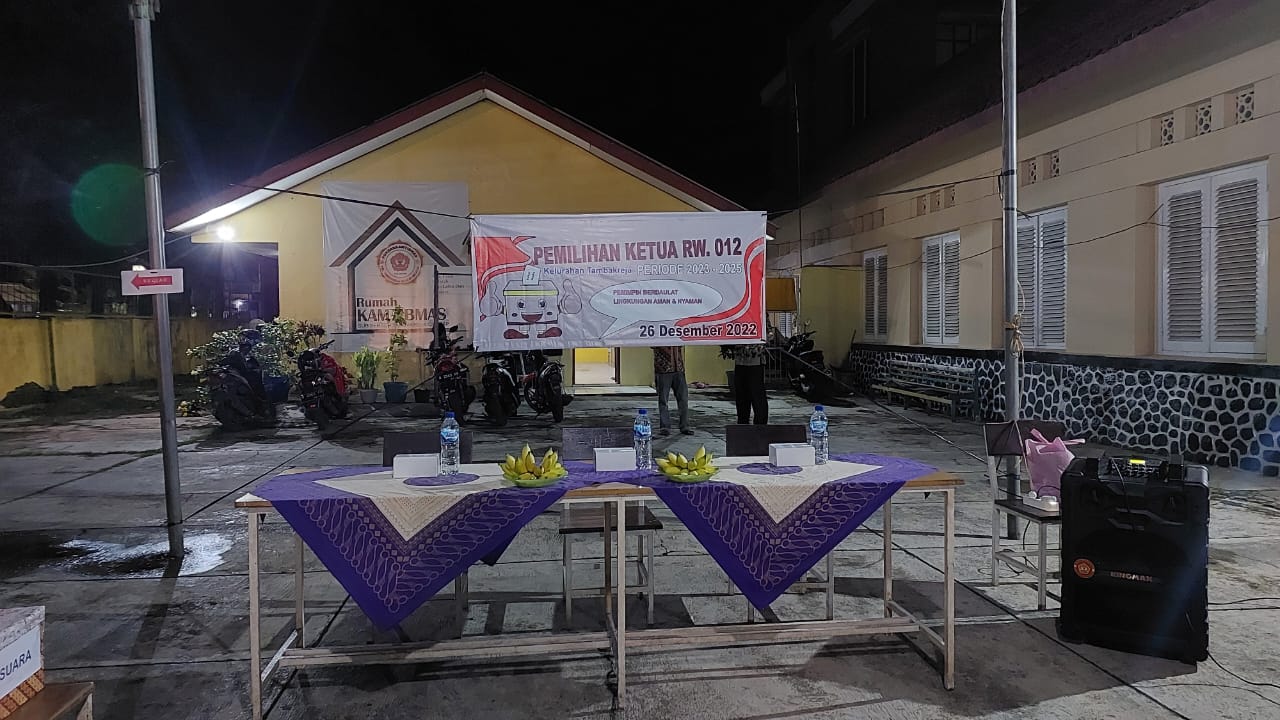 Warga di RW 12, Tambakreja Kec. Cilacap Selatan